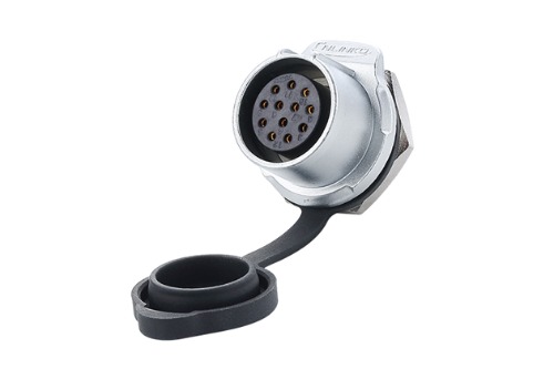 사각 원형 방수 커넥터 소켓 12핀 Female 소켓  LP-20-J12SX-03-101   [CNLINKO] | 파츠바다 - 모든 전자부품의 정답