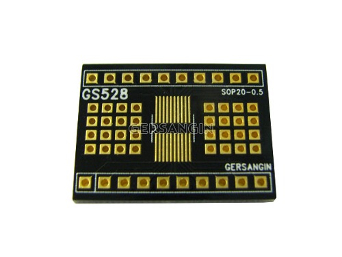 [GS528] SOP 20 - 0.5mm (600mil) 변환기판 | 파츠바다 - 모든 전자부품의 정답