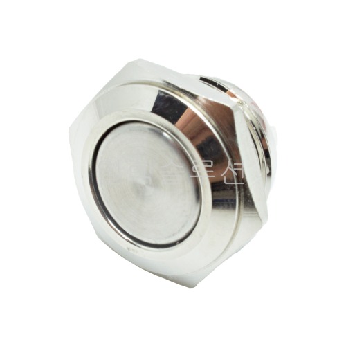 16파이 메탈 푸쉬 스위치 짧은바디 플랫형 무램프 | 파츠바다 - 모든 전자부품의 정답