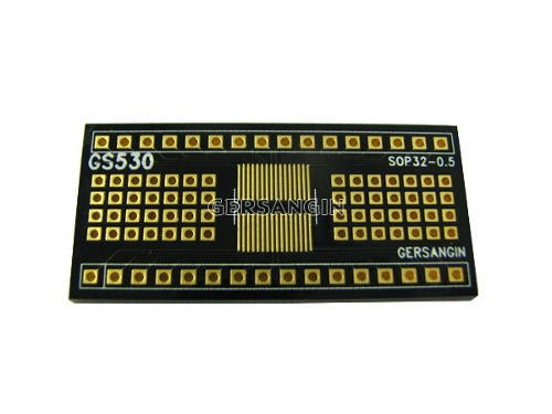 [GS530] SOP 32 - 0.5mm (600mil) 변환기판 | 파츠바다 - 모든 전자부품의 정답