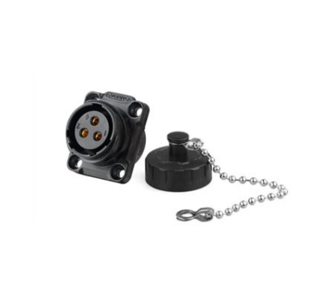 20파이 방수 커넥터 3핀 Female 소켓  YM-20-J03SX | 파츠바다 - 모든 전자부품의 정답