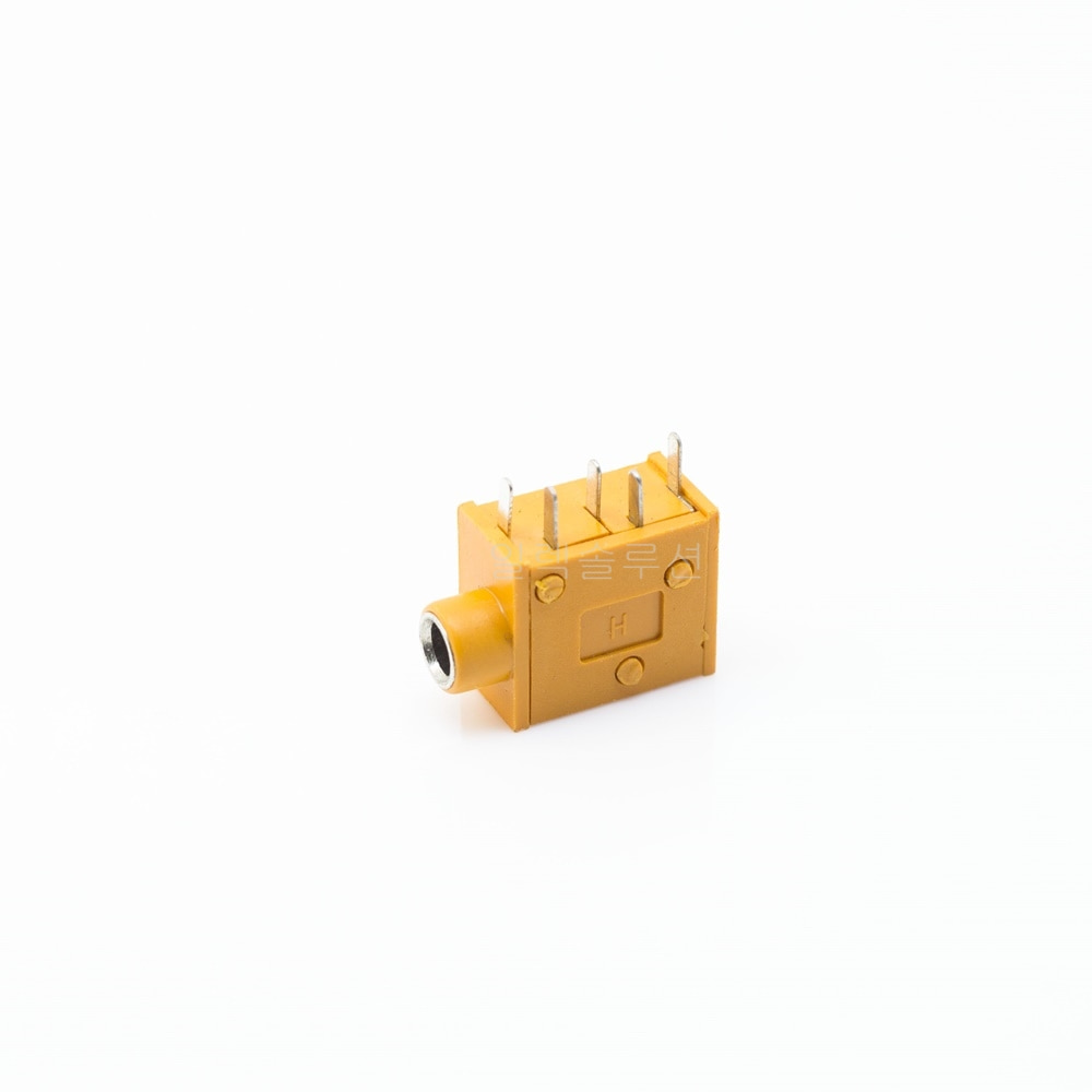 PJ-325C 오렌지 스테레오 3.5파이 폰잭 PHONE JACK 이어폰 | 파츠바다 - 모든 전자부품의 정답