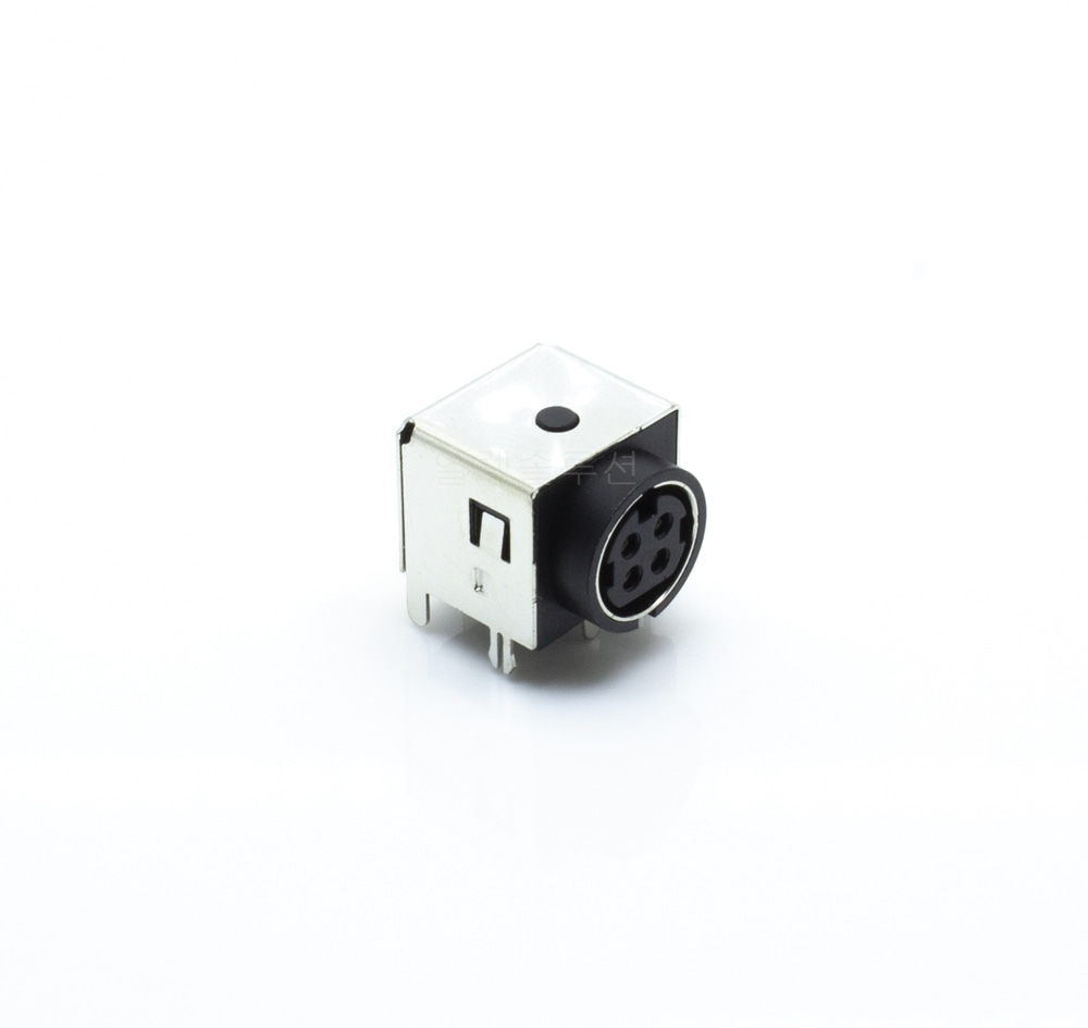 DIN-422  4Pin 미니 딘잭 MINI DIN JACK | 파츠바다 - 모든 전자부품의 정답
