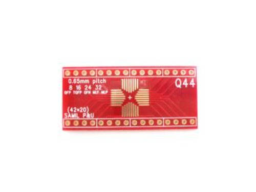 [Q44] QFN,MLF,MLP - 0.65mm 변환기판 | 파츠바다 - 모든 전자부품의 정답