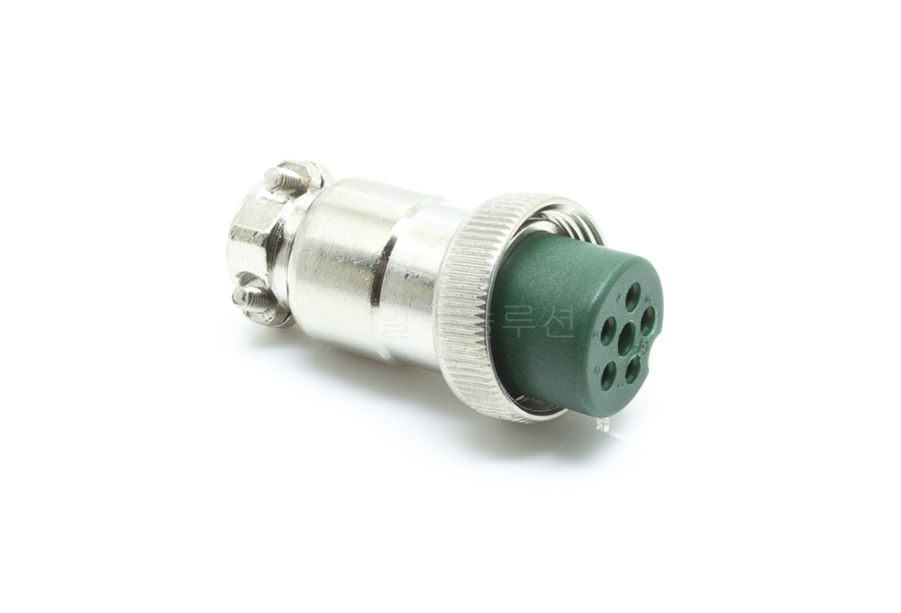 K-20-6P 20mm 항공잭 항공단자 써큘러잭 | 파츠바다 - 모든 전자부품의 정답