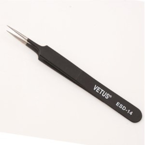 VETUS 스테인리스핀셋 ESD-14 (ESD타입) | 파츠바다 - 모든 전자부품의 정답