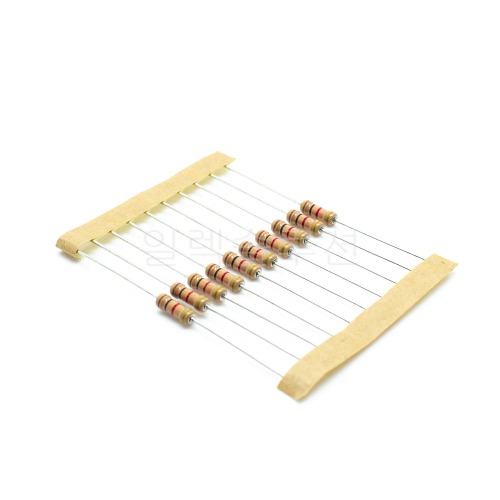 100개 아두이노 일반 막대 저항 탄소 카본피막 1/2W 5% Axial Resistor J (75옴) | 파츠바다 - 모든 전자부품의 정답