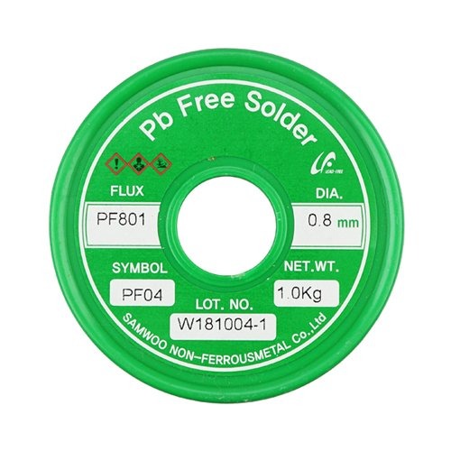 삼우비철 고품질 PF04 무연실납 솔더 0.8mm 1Kg | 파츠바다 - 모든 전자부품의 정답