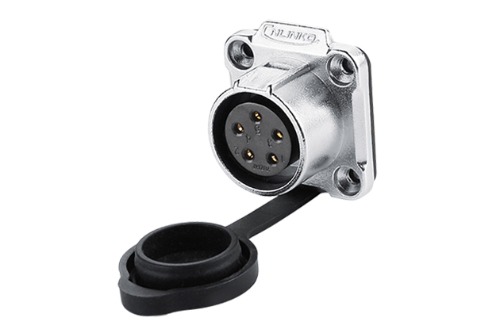 사각 방수 커넥터 소켓 5핀 Female  플러그  LP-20-J05SX-03-401   [CNLINKO] | 파츠바다 - 모든 전자부품의 정답