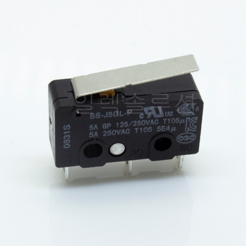 SS-J5GL-P 리미트 마이크로스위치 50gf  LIMIT MICRO SWITCH QIAOH | 파츠바다 - 모든 전자부품의 정답