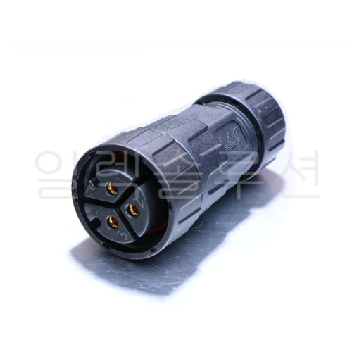 25파이 3PIN  M25-3 플러그  방수커넥터 IP67   워터프루프 LLT | 파츠바다 - 모든 전자부품의 정답