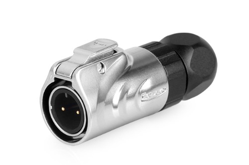 12파이 방수 커넥터 2핀 Male 플러그  LP-12-C02PE-03-001   [CNLINKO] | 파츠바다 - 모든 전자부품의 정답