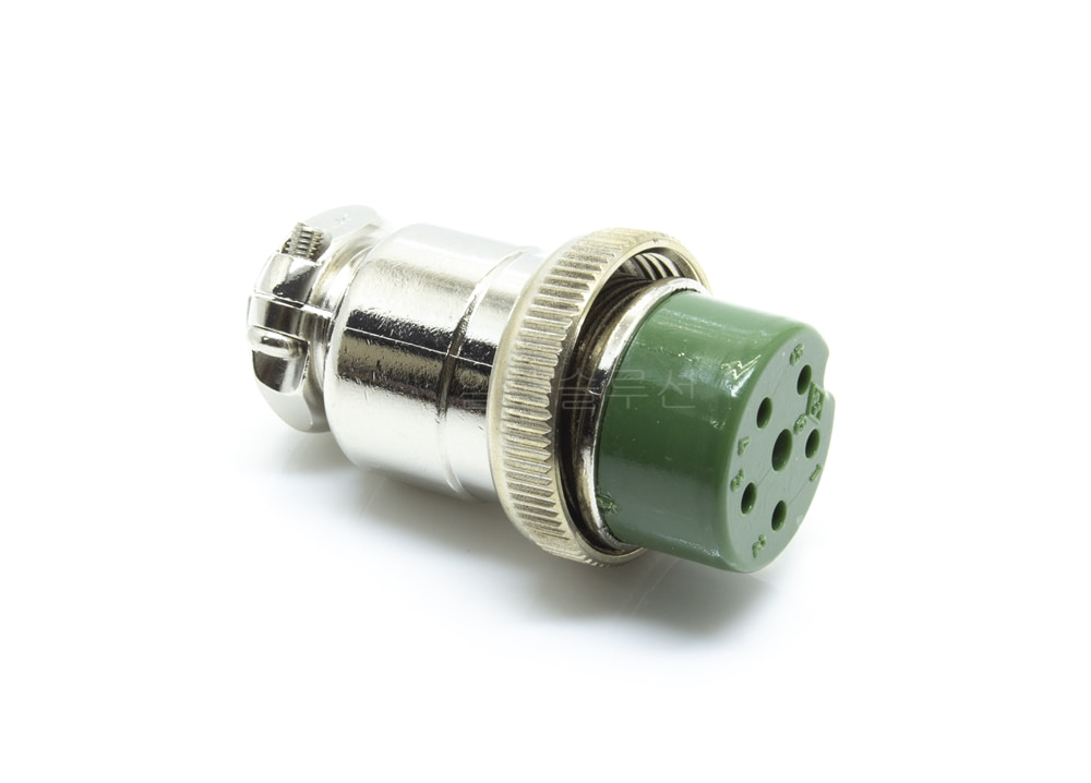 K-25-6P 25mm 항공잭 항공단자 써큘러잭 | 파츠바다 - 모든 전자부품의 정답