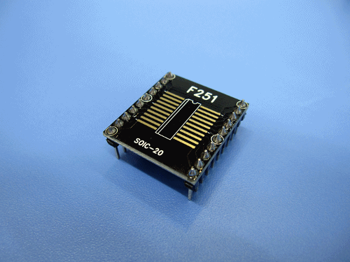 [FA 251] SOIC 20 - 1.27 변환기판 - 완제품 | 파츠바다 - 모든 전자부품의 정답
