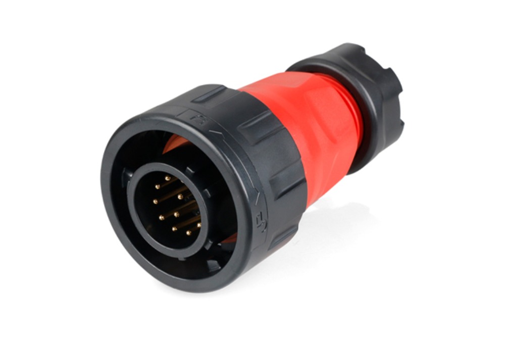 24파이 방수 커넥터 12핀 Male 플러그  YM-24-C12PE | 파츠바다 - 모든 전자부품의 정답