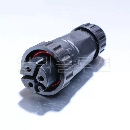 19파이 4PIN  M19-4 플러그  방수커넥터 IP67   워터프루프 LLT | 파츠바다 - 모든 전자부품의 정답