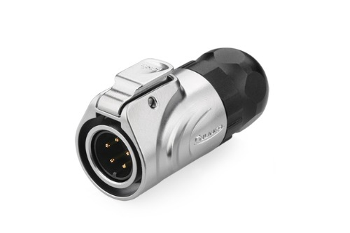 16파이 방수 커넥터 5핀 Male 플러그  LP-16-C05PE-03-001   [CNLINKO] | 파츠바다 - 모든 전자부품의 정답