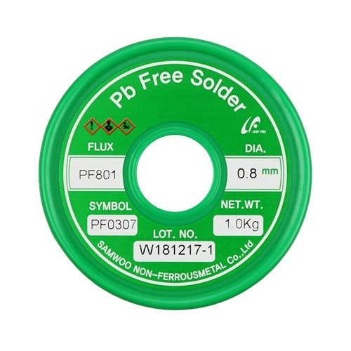 삼우비철 고품질 PF0307 (Ag0.3%) 무연실납 솔더 0.8mm 1Kg | 파츠바다 - 모든 전자부품의 정답
