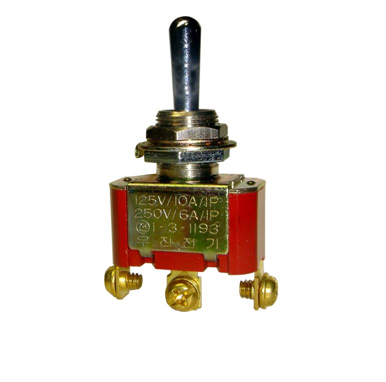 WJT-3310CMG  (ON)-(ON) 양쪽 복귀형 토글 TOGGLE 스위치 12파이 3P 우진전기 | 파츠바다 - 모든 전자부품의 정답