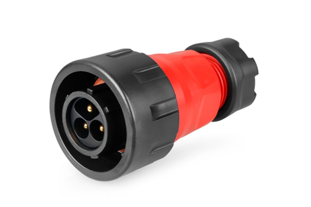 24파이 방수 커넥터 3핀 Male 플러그  YM-24-C03PE | 파츠바다 - 모든 전자부품의 정답