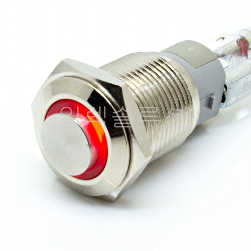 QN16-F2-11/R  16파이  방수 메탈 푸쉬 버튼 스위치 LED PUSH BUTTON SWTICH QIANNIAN | 파츠바다 - 모든 전자부품의 정답