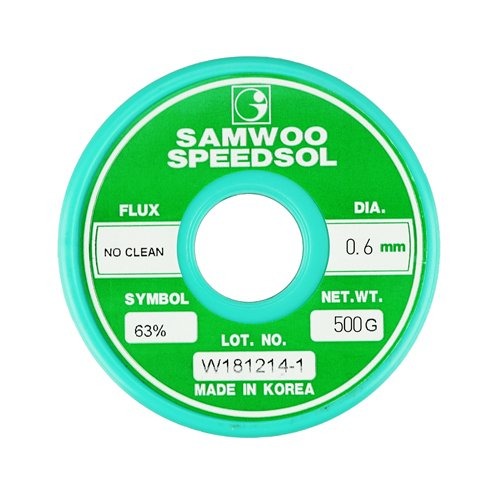 삼우비철 고품질 PF0307 (Ag0.3%) 무연실납 솔더 0.6mm 500g | 파츠바다 - 모든 전자부품의 정답