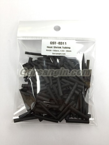 GST-8311_열수축튜브 Heat Shrink Tubing Black-150pcs_파이3.0x30mm | 파츠바다 - 모든 전자부품의 정답