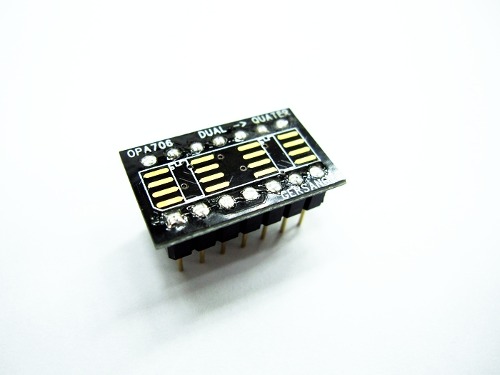 [OPA706] DUAL → QUARTER Adapter | 파츠바다 - 모든 전자부품의 정답