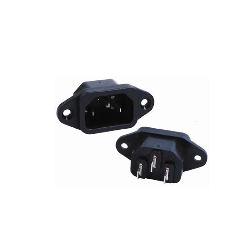 전원소켓 AC SOCKET INLET 커넥터 SS-7B-VDE-4.8 RONGFENG | 파츠바다 - 모든 전자부품의 정답