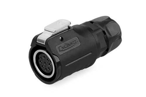 16파이 방수 커넥터 9핀 Female  플러그  LP-16-J09PE-01-001   [CNLINKO] | 파츠바다 - 모든 전자부품의 정답