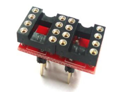 [OP908-R] Single to Dule Op-Amp Dip Adapter-R 변환기판 | 파츠바다 - 모든 전자부품의 정답