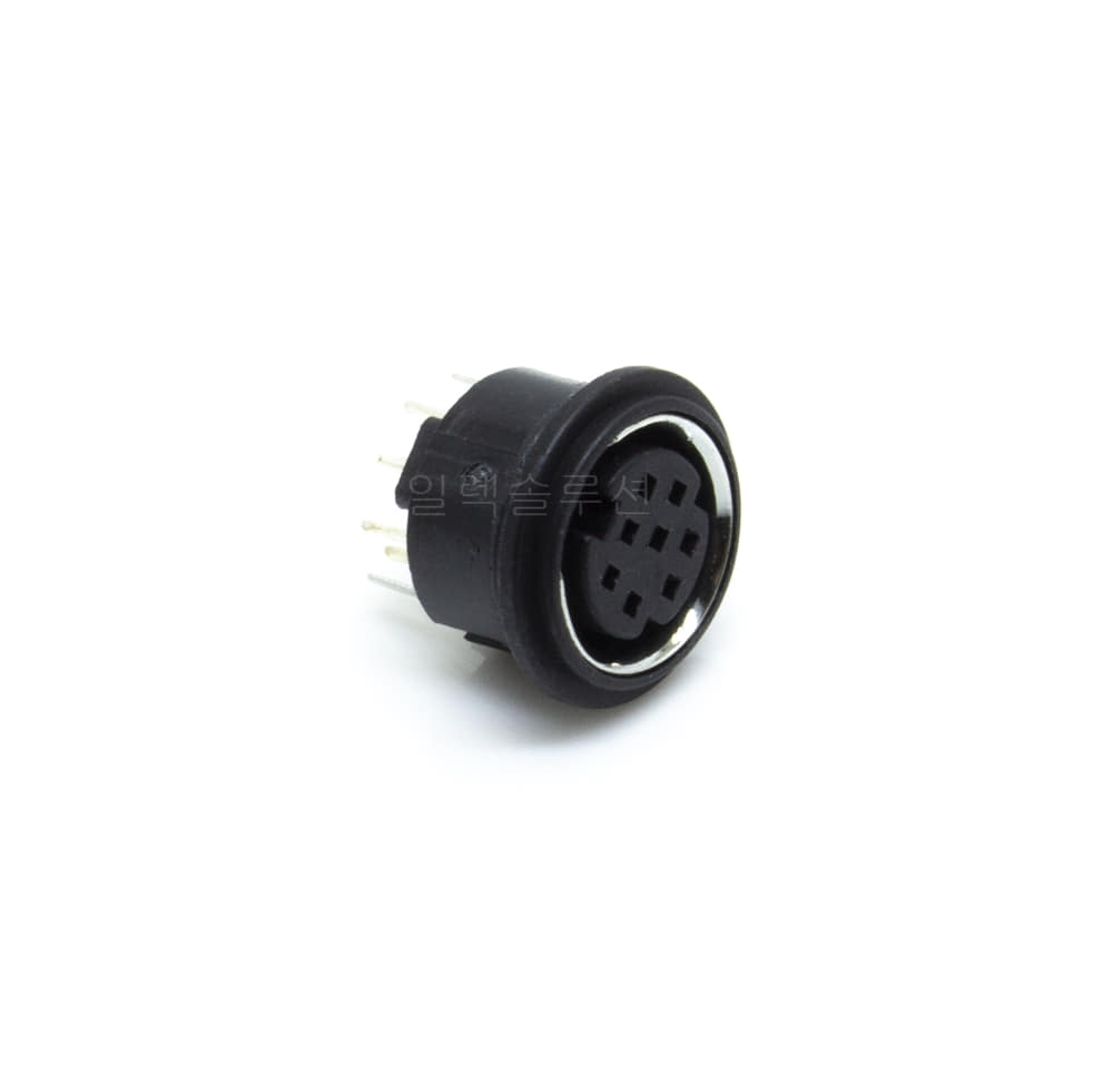 DIN-413H 8Pin 미니 딘잭 MINI DIN JACK | 파츠바다 - 모든 전자부품의 정답