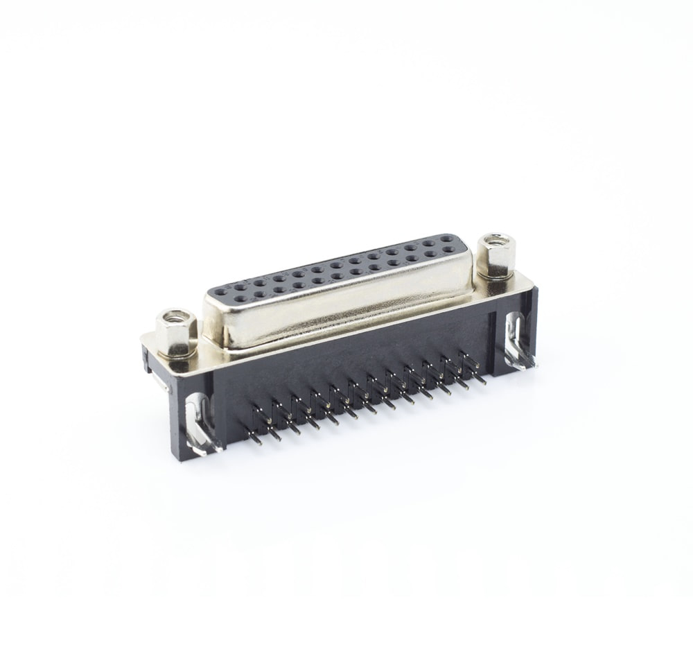 DS1037-25F 디서브 D-Sub 커넥터  기판용  FEMALE 2열 25pin | 파츠바다 - 모든 전자부품의 정답