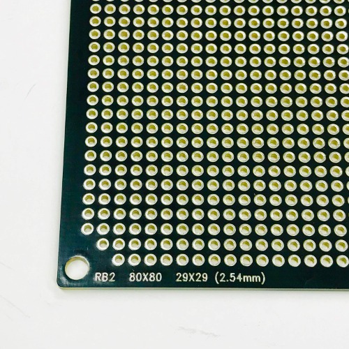 [RB2] 80 x 80 보급형 원형만능기판 - 단면 | 파츠바다 - 모든 전자부품의 정답