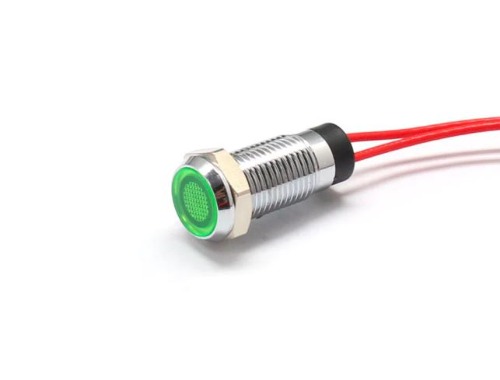 8파이 그린 LED 표시등 램프 시그널 인디게이터  와이어타입 | 파츠바다 - 모든 전자부품의 정답