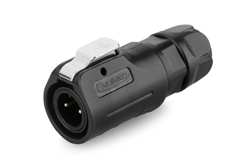 12파이 방수 커넥터 2핀 Male 플러그  LP-12-C02PE-02-001   [CNLINKO] | 파츠바다 - 모든 전자부품의 정답