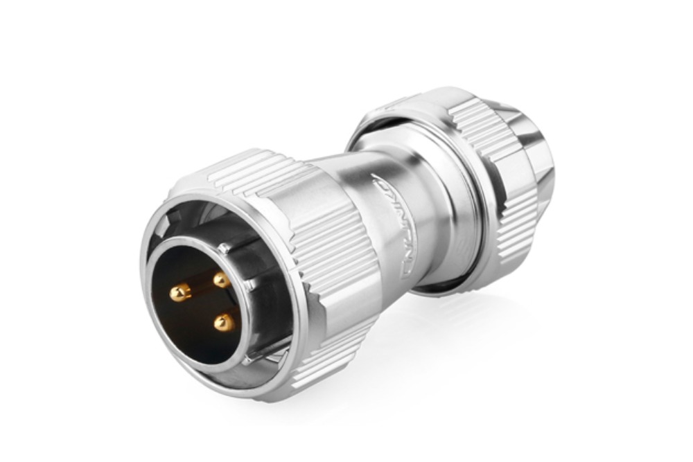 20파이 방수 커넥터 3핀 Male 플러그  YZ-20-C03PE | 파츠바다 - 모든 전자부품의 정답