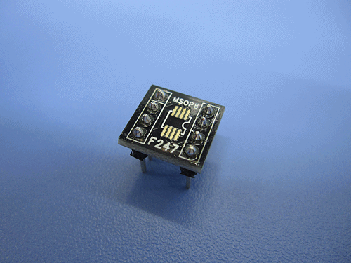 [FA 247] MSOP 08 - 0.65 변환기판 - 완제품 | 파츠바다 - 모든 전자부품의 정답