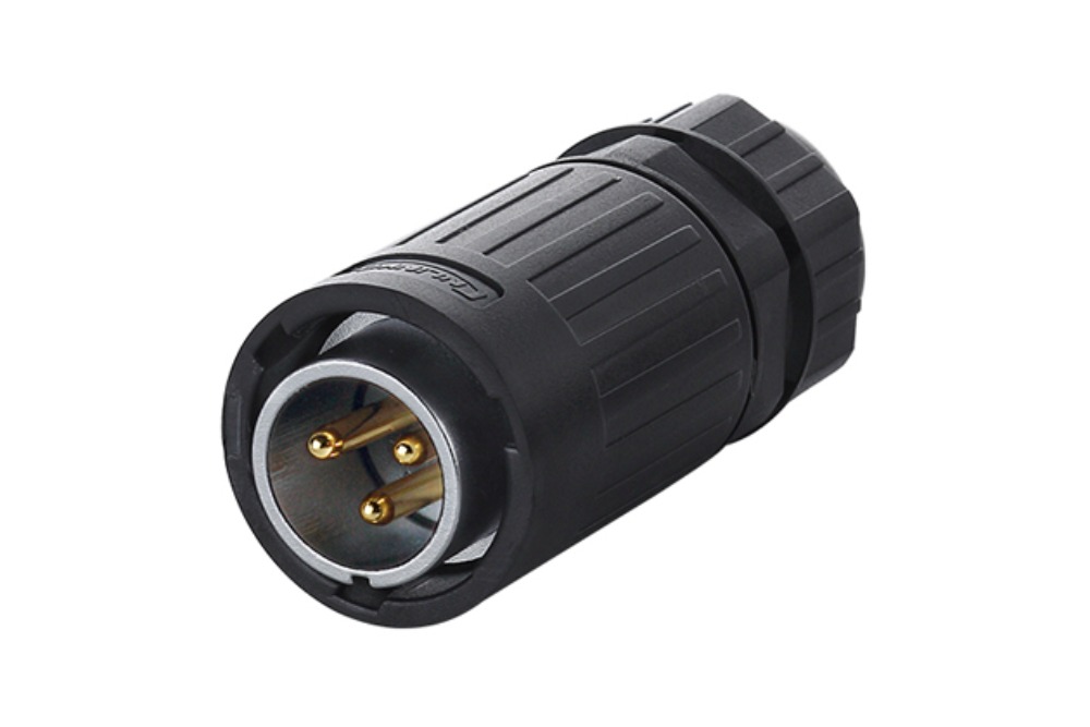 20파이 방수 커넥터 3핀 Male 플러그  YA-20-C03PE | 파츠바다 - 모든 전자부품의 정답