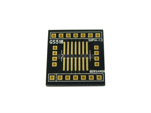 [GS516] SOP 14 - 1.27mm (600mil) 변환기판 | 파츠바다 - 모든 전자부품의 정답