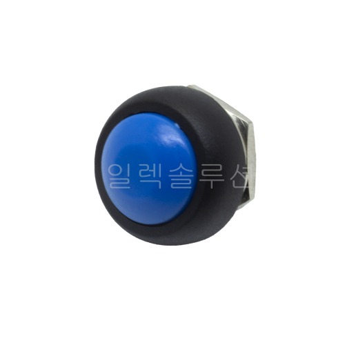 PBS-33B 블루 12파이 푸쉬 푸시 버튼 원형 스위치 PUSH BUTTON SWITCH | 파츠바다 - 모든 전자부품의 정답