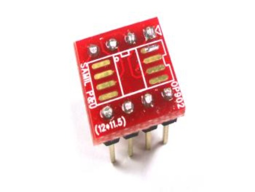 [OP902] Dule Op-Amp Dip Adapter 변환기판 | 파츠바다 - 모든 전자부품의 정답