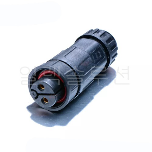 19파이 2PIN  M19-2 플러그  방수커넥터 IP67   워터프루프 LLT | 파츠바다 - 모든 전자부품의 정답