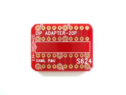 [S624] Dip Adapter - 20P  변환기판 | 파츠바다 - 모든 전자부품의 정답