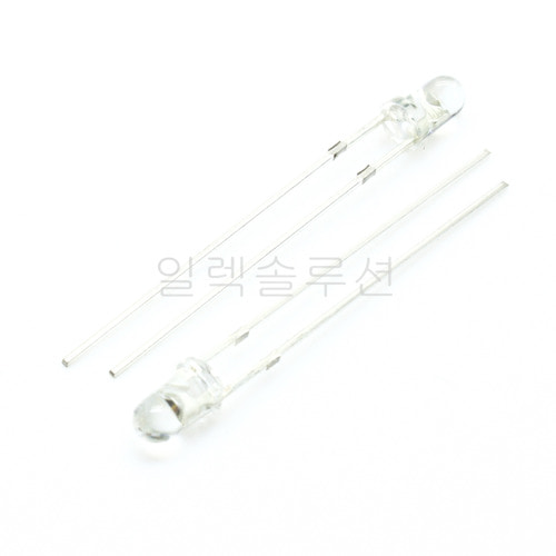 3파이 고휘도 발광 다이오드 라운드 LED 웜화이트 Warm White 3mm | 파츠바다 - 모든 전자부품의 정답