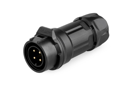 16파이 방수 커넥터 4핀 Male 중간 연결 플러그  LP-16-C04PP-02-001   [CNLINKO] | 파츠바다 - 모든 전자부품의 정답