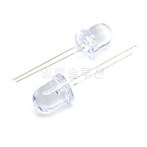 8파이 고휘도 발광 다이오드 라운드 LED 그린 Green 8mm | 파츠바다 - 모든 전자부품의 정답