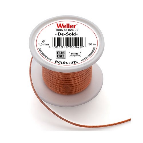 WELLER 납 제거 솔더윅 2.0mmx30M | 파츠바다 - 모든 전자부품의 정답