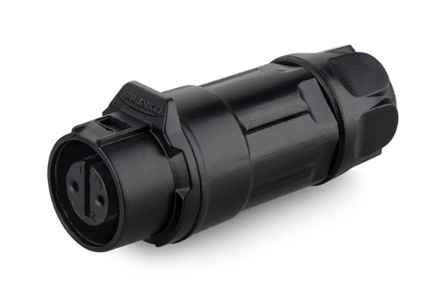 12파이 방수 커넥터 2핀 Female 중간 플러그  LP-12-J02PP-02-001   [CNLINKO] | 파츠바다 - 모든 전자부품의 정답