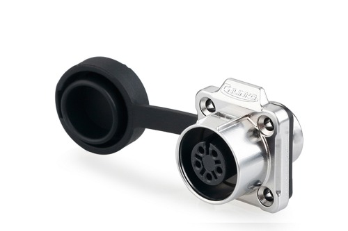 사각 방수 커넥터 소켓  5핀 female   LP-12-J05SX-03-401   [CNLINKO] | 파츠바다 - 모든 전자부품의 정답